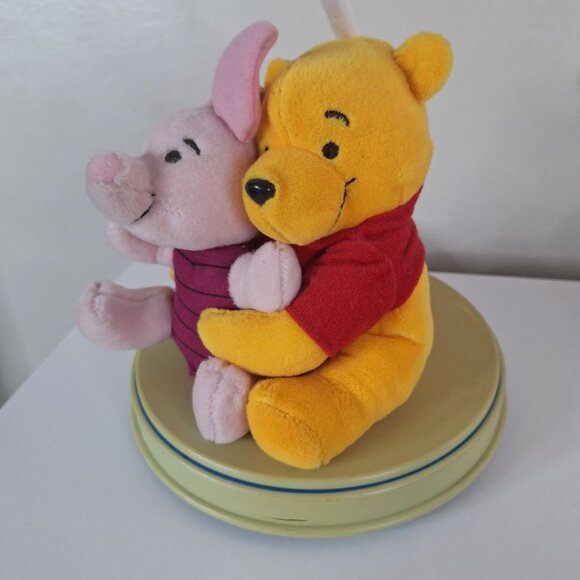 Winnie The Pooh Piglet Lamp Plush Light Plastic Base Vintage Nursery Baby Child - Picture 6 of 12
